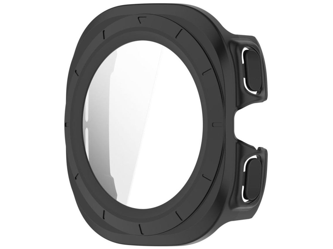 Funda Tech-Protect Defense (paquete de 2) para Samsung Galaxy Watch Ultra de 47 mm - Negro mate tran