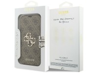 Guess Book 4G Metal Logo Case for iPhone 18 Pro / 17 Pro - Brown Guess Book 4G Metal Logo Case for iPhone 18 Pro / 17 Pro - Brown