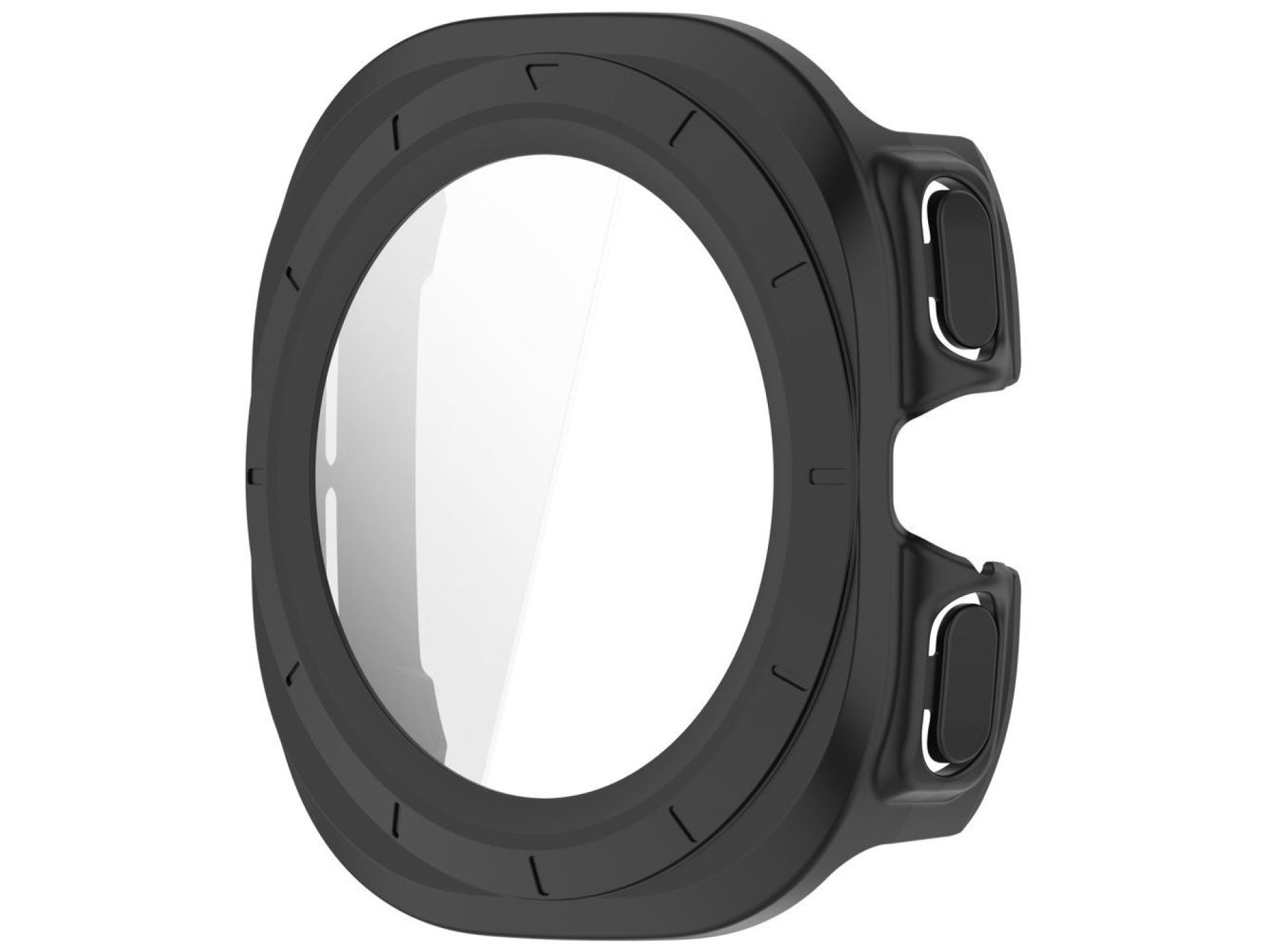 Funda Tech-Protect Defense (paquete de 2) para Samsung Galaxy Watch Ultra de 47 mm - Negro mate tran