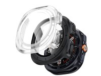 Funda Tech-Protect Defense (paquete de 2) para Samsung Galaxy Watch Ultra de 47 mm - Negro mate tran