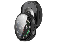 Kit com 2 capas Tech-Protect Defense para Samsung Galaxy Watch 44mm - Transparente e Preta Fosca Kit com 2 capas Tech-Protect Defense para Samsung Galaxy Watch 44mm - Transparente e Preta Fosca