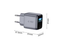 Tech-Protect PowerVision NC45W-GaN 1-Port PD 45W Wall Charger - Dark Gray Tech-Protect PowerVision NC45W-GaN 1-Port PD 45W Wall Charger - Dark Gray