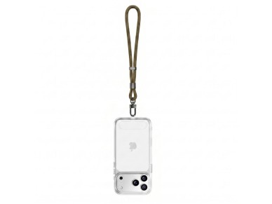 Pulseira de corda Tech-Protect C11S para celular - Verde escuro