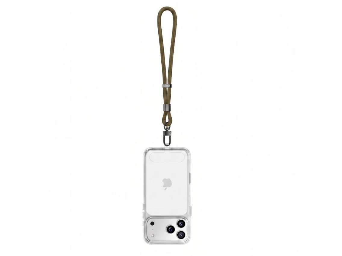 Pulseira de corda Tech-Protect C11S para celular - Verde escuro