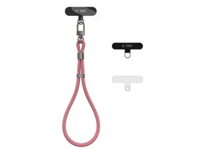 Tech-Protect C11S Rope Wrist Strap for Phone - Pink