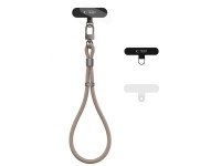 Pulseira de corda Tech-Protect C11S para celular - Bege Pulseira de corda Tech-Protect C11S para celular - Bege