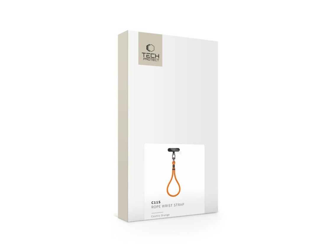 Pulseira de corda Tech-Protect C11S para celular - Laranja