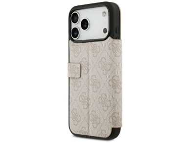 Guess Book 4G Metal Logo Case for iPhone 18 Pro Max / 17 Pro Max - Pink Guess Book 4G Metal Logo Case for iPhone 18 Pro Max / 17 Pro Max - Pink