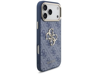Guess 4G Big 4G Classic Logo Case for iPhone 18 Pro Max / 17 Pro Max - Blue and Gold Guess 4G Big 4G Classic Logo Case for iPhone 18 Pro Max / 17 Pro Max - Blue and Gold