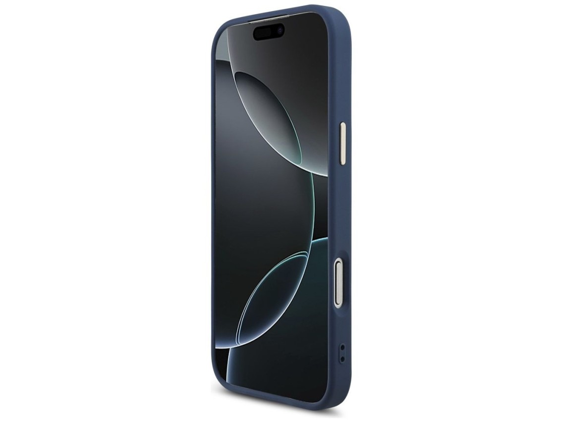 Capa Guess 4G Big 4G Classic Logo para iPhone 18 Pro Max / 17 Pro Max - Azul e Dourada