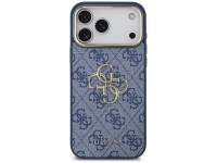 Capa Guess 4G Big 4G Classic Logo para iPhone 18 Pro Max / 17 Pro Max - Azul e Dourada Capa Guess 4G Big 4G Classic Logo para iPhone 18 Pro Max / 17 Pro Max - Azul e Dourada