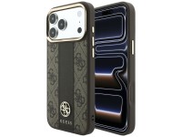 Funda Guess 4G con logotipos redondos y clásicos y MagSafe para iPhone 17 Pro / 18 Pro - Marrón Funda Guess 4G con logotipos redondos y clásicos y MagSafe para iPhone 17 Pro / 18 Pro - Marrón