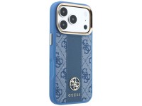 Guess 4G with Stripe Round and Classic Logos MagSafe Case for iPhone 17 Pro Max / 18 Pro Max - Blue Guess 4G with Stripe Round and Classic Logos MagSafe Case for iPhone 17 Pro Max / 18 Pro Max - Blue