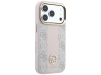 Guess 4G with Stripe Round and Classic Logos MagSafe Case for iPhone 17 Pro Max / 18 Pro Max - Pink Guess 4G with Stripe Round and Classic Logos MagSafe Case for iPhone 17 Pro Max / 18 Pro Max - Pink
