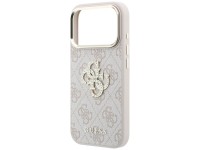 Capa Guess 4G com logo grande e strass para iPhone 17 Pro / 18 Pro - Rosa Capa Guess 4G com logo grande e strass para iPhone 17 Pro / 18 Pro - Rosa