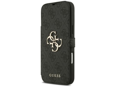 Guess Book 4G Metal Logo Case for iPhone 18 Pro Max / 17 Pro Max - Black Guess Book 4G Metal Logo Case for iPhone 18 Pro Max / 17 Pro Max - Black