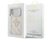 Guess 4G & Big Resin Logo Case for iPhone 17 Pro Max / 18 Pro Max - Pink