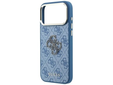 Funda Guess 4G con logo grande de resina para iPhone 17 Pro Max / 18 Pro Max - Azul claro Funda Guess 4G con logo grande de resina para iPhone 17 Pro Max / 18 Pro Max - Azul claro