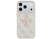 Guess 4G & Big Resin Logo Case for iPhone 17 Pro Max / 18 Pro Max - Pink