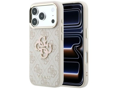 Funda Guess 4G con logo grande de resina para iPhone 17 Pro Max / 18 Pro Max - Rosa Funda Guess 4G con logo grande de resina para iPhone 17 Pro Max / 18 Pro Max - Rosa