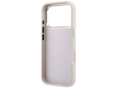 Capa Guess 4G com logo grande e strass para iPhone 17 Pro / 18 Pro - Rosa