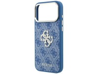 Capa Guess 4G com logo grande e strass para iPhone 18 Pro Max / 17 Pro Max - Azul Capa Guess 4G com logo grande e strass para iPhone 18 Pro Max / 17 Pro Max - Azul