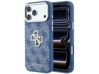 Guess 4G & Big Strass Logo Case for iPhone 18 Pro / 17 Pro - Blue