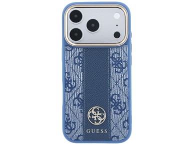 Guess 4G with Stripe Round and Classic Logos MagSafe Case for iPhone 17 Pro Max / 18 Pro Max - Blue Guess 4G with Stripe Round and Classic Logos MagSafe Case for iPhone 17 Pro Max / 18 Pro Max - Blue