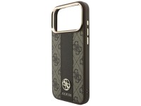Funda Guess 4G con logotipos redondos y clásicos y MagSafe para iPhone 17 Pro / 18 Pro - Marrón Funda Guess 4G con logotipos redondos y clásicos y MagSafe para iPhone 17 Pro / 18 Pro - Marrón