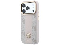 Guess 4G with Stripe Round and Classic Logos MagSafe case for iPhone 17 Pro / 18 Pro - pink Guess 4G with Stripe Round and Classic Logos MagSafe case for iPhone 17 Pro / 18 Pro - pink