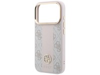 Guess 4G with Stripe Round and Classic Logos MagSafe case for iPhone 17 Pro / 18 Pro - pink Guess 4G with Stripe Round and Classic Logos MagSafe case for iPhone 17 Pro / 18 Pro - pink