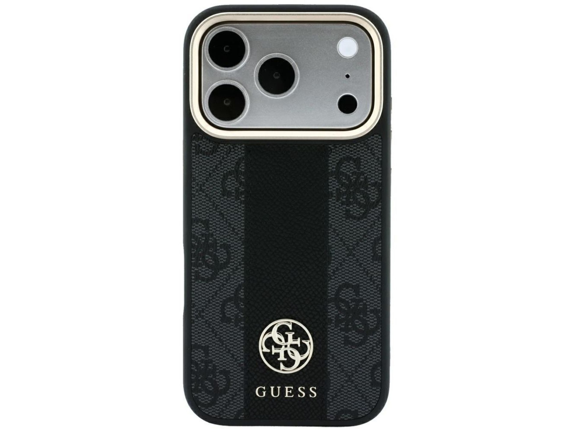 Funda Guess 4G con logotipos redondos y clásicos y MagSafe para iPhone 17 Pro Max / 18 Pro Max - Neg