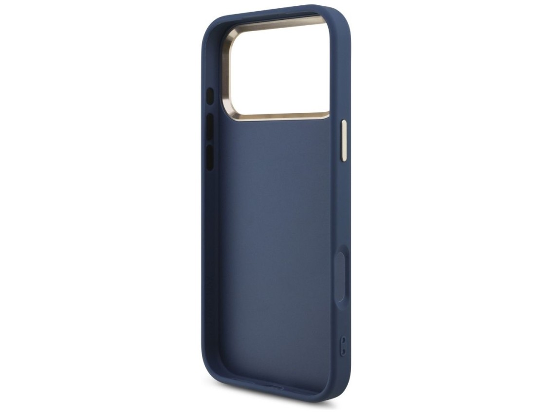Capa Guess 4G Big 4G Classic Logo para iPhone 18 Pro Max / 17 Pro Max - Azul e Dourada