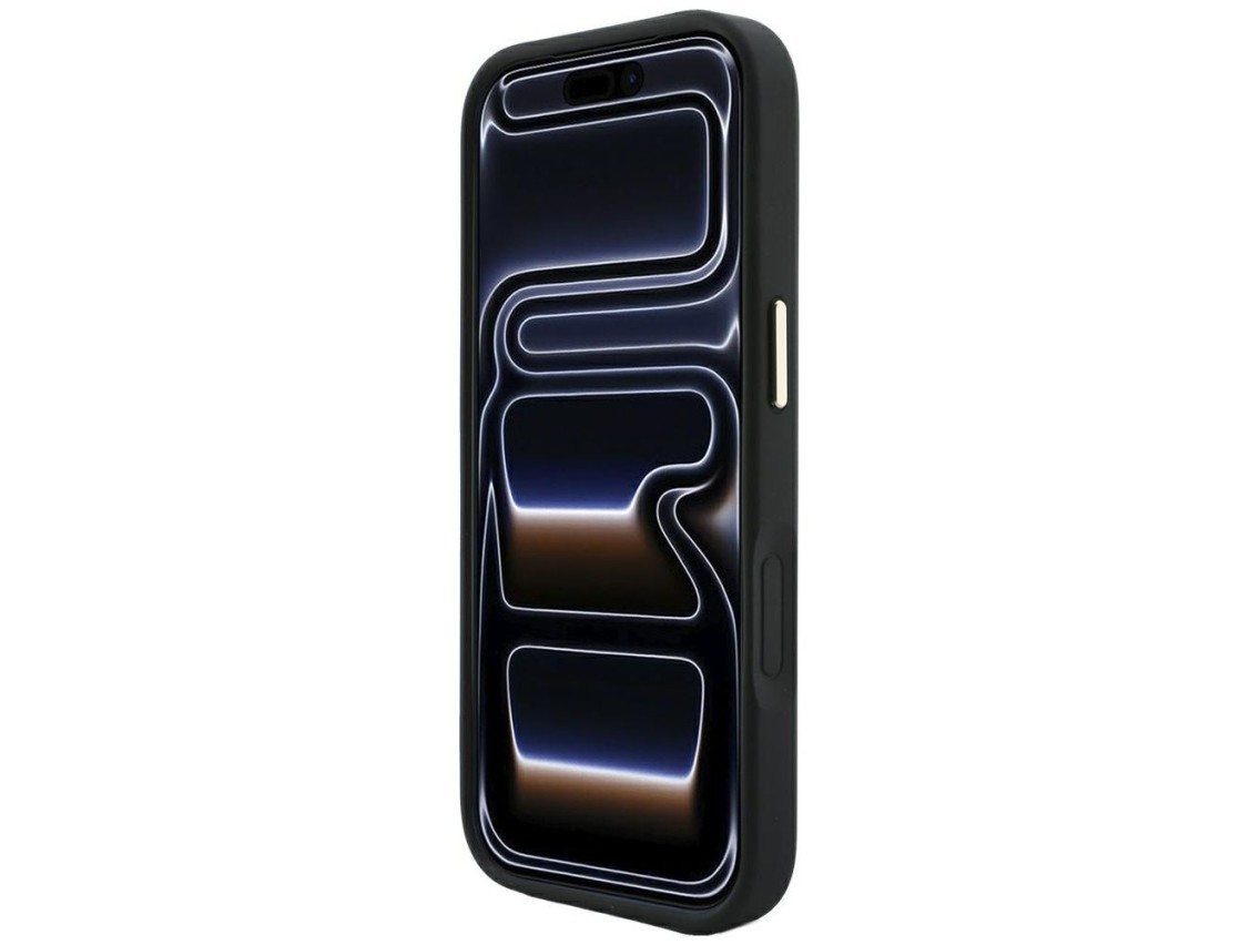 Funda Guess 4G con logotipos redondos y clásicos y MagSafe para iPhone 17 Pro Max / 18 Pro Max - Neg