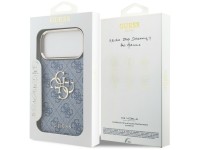 Capa Guess 4G Big 4G Classic Logo para iPhone 18 Pro Max / 17 Pro Max - Azul e Dourada Capa Guess 4G Big 4G Classic Logo para iPhone 18 Pro Max / 17 Pro Max - Azul e Dourada