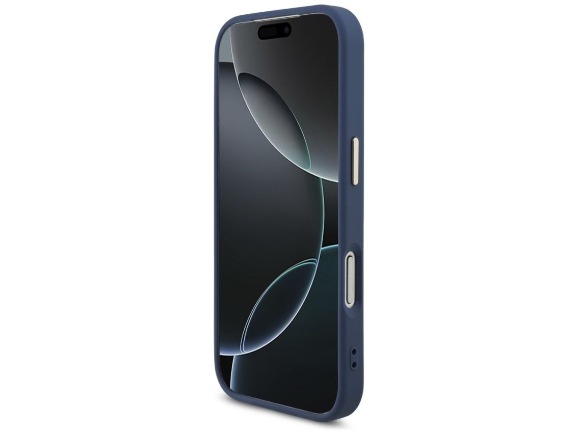 Funda Guess 4G Big 4G Classic Logo para iPhone 18 Pro / 17 Pro - Azul y dorado