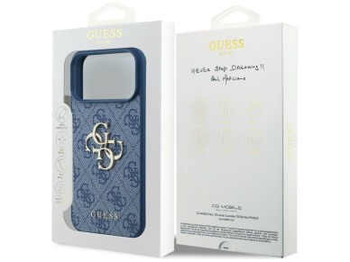 Guess 4G Big Logo Case for iPhone 17 Pro Max / 18 Pro Max - Blue Guess 4G Big Logo Case for iPhone 17 Pro Max / 18 Pro Max - Blue