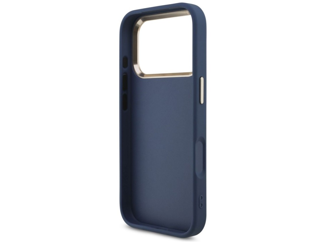 Funda Guess 4G Big 4G Classic Logo para iPhone 18 Pro / 17 Pro - Azul y dorado
