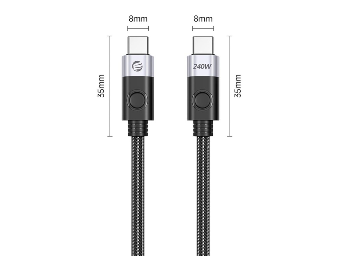 Orico CC240 USB-C to USB-C PD Cable 240W 480Mbps 1.5m - Black