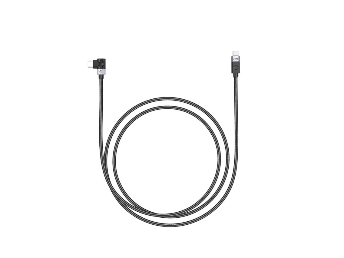Orico CW240 USB-C to USB-C PD 240W 20Gb/s 0.5m Angled Cable - Black