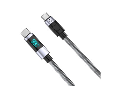 Orico LDC2C USB-C - USB-C PD 100W Cable with LED Display 480 Mbps 3 m - Black Orico LDC2C USB-C - USB-C PD 100W Cable with LED Display 480 Mbps 3 m - Black