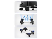 Orico CPB4 Adjustable Computer Stand with Wheels - Black