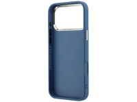 Capa Guess 4G com logo grande em resina para iPhone 17 Pro / 18 Pro - Azul Claro