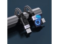 C2C PD100W Laptop Fast Charging Cable (Right Angle) black 1m C2C PD100W Laptop Fast Charging Cable (Right Angle) black 1m