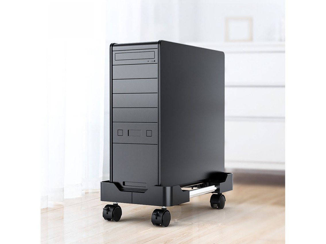Orico CPB4 Adjustable Computer Stand with Wheels - Black