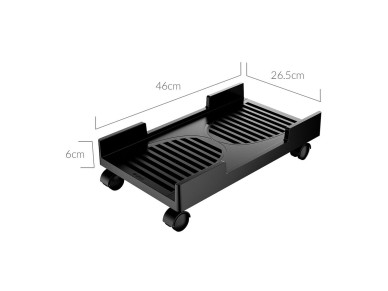 Orico CPB3 computer stand on wheels, load capacity 20 kg - black Orico CPB3 computer stand on wheels, load capacity 20 kg - black