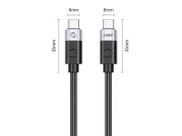 Orico CC240 USB-C to USB-C Cable 240W USB4 40Gb/s 8K 60Hz 0.5m - Black Orico CC240 USB-C to USB-C Cable 240W USB4 40Gb/s 8K 60Hz 0.5m - Black
