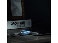 Cabo Orico LDC2C USB-C - USB-C PD 100 W com display LED, 480 Mb/s, 2 m - 2 unidades - Preto Cabo Orico LDC2C USB-C - USB-C PD 100 W com display LED, 480 Mb/s, 2 m - 2 unidades - Preto