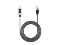 Orico LDC2C USB-C - USB-C PD 100W Cable with LED Display 480 Mbps 3 m - Black Orico LDC2C USB-C - USB-C PD 100W Cable with LED Display 480 Mbps 3 m - Black