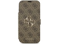 Guess Book 4G Metal Logo Case for iPhone 18 Pro Max / 17 Pro Max - Brown Guess Book 4G Metal Logo Case for iPhone 18 Pro Max / 17 Pro Max - Brown